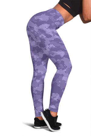 Camo Leggings Purple