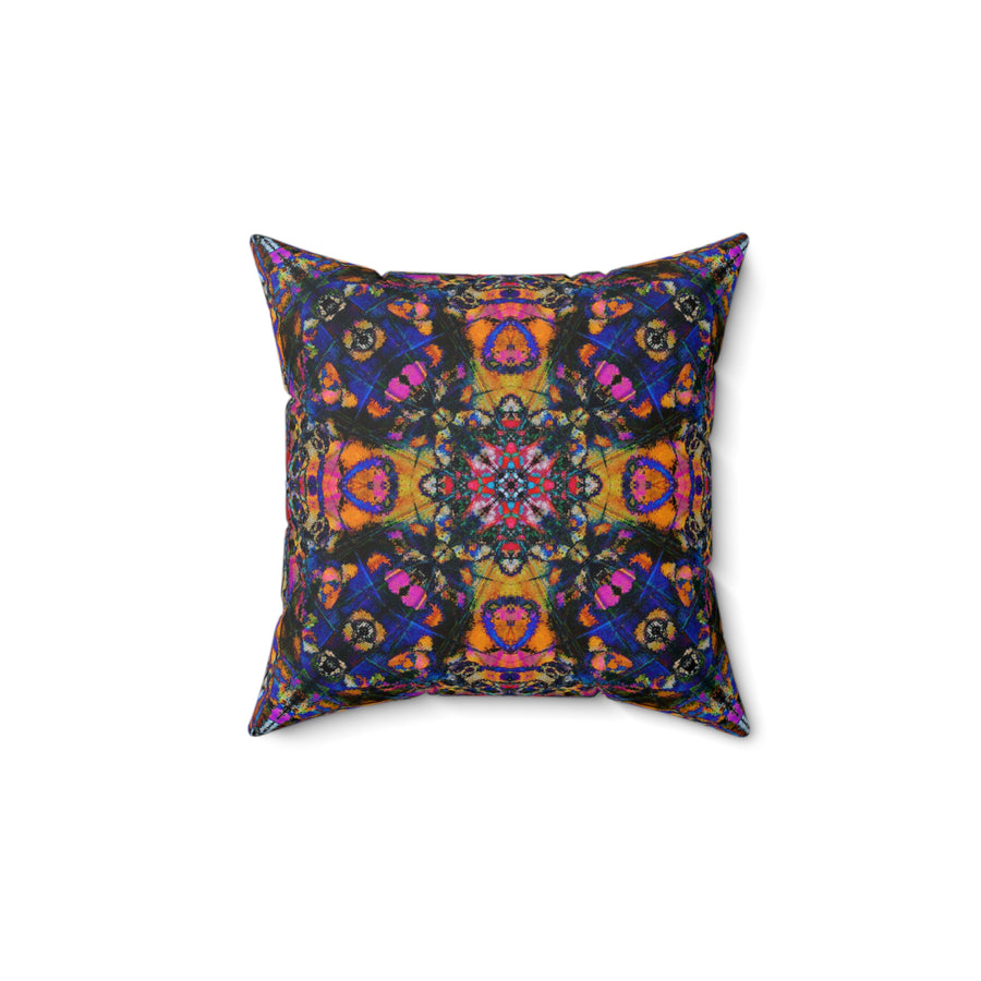 Mandala Spun Polyester Square Pillow