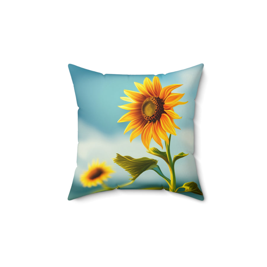 Sunflower Painting Pillow in 4 Sizes
