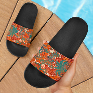 Tropical Sunset Custom Art Design Sandals