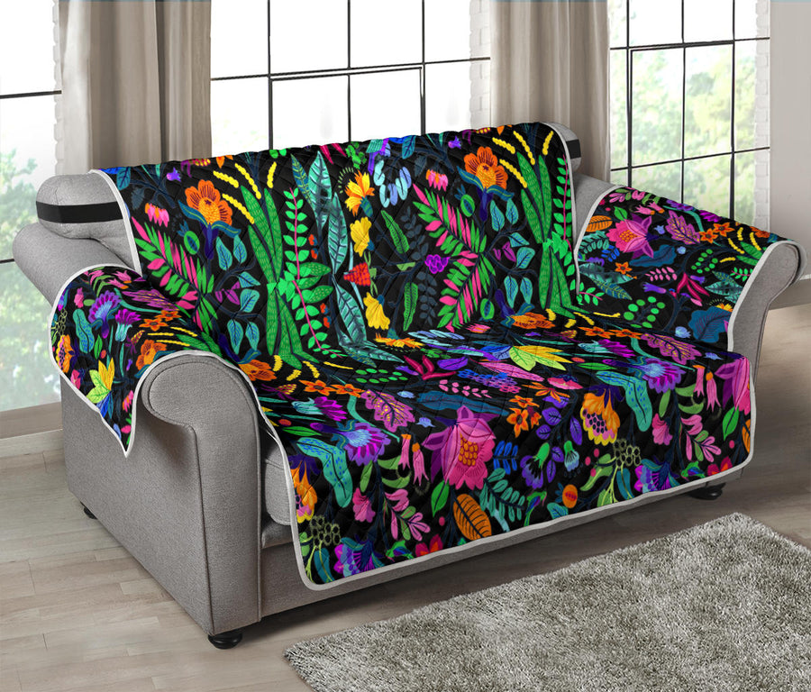 Happy Floral Loveseat Protector