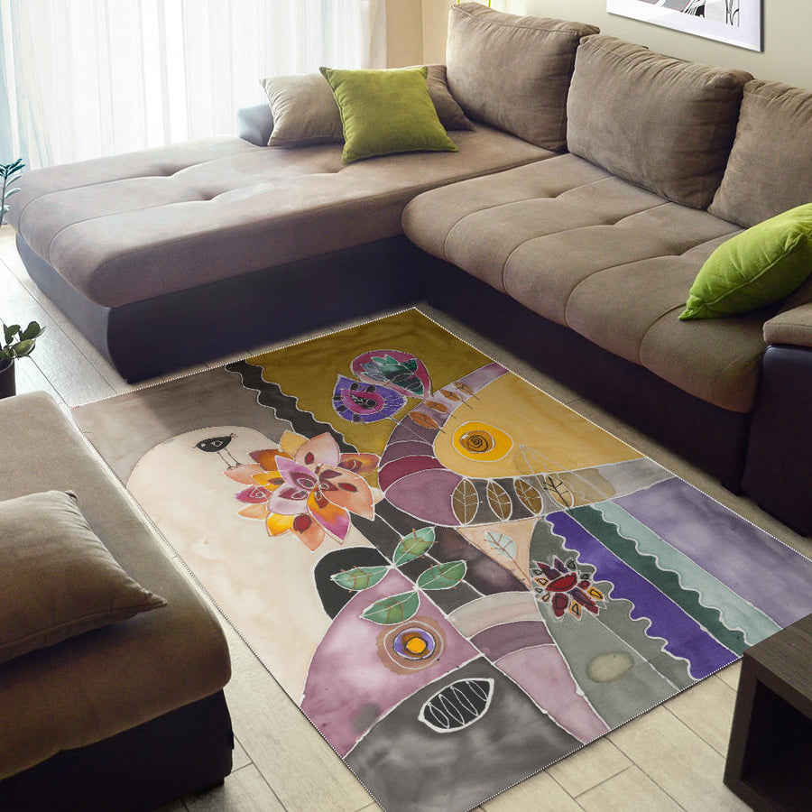 Abstract Painting Area Rug