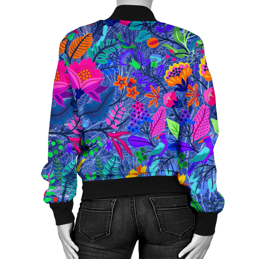 Floral Jeans Jacket Custom Design