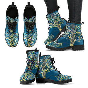 Chakra -Tree of Life Women's Leather Boots