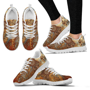 DreamCatcher Mandala Handcrafted White Sole Sneakers