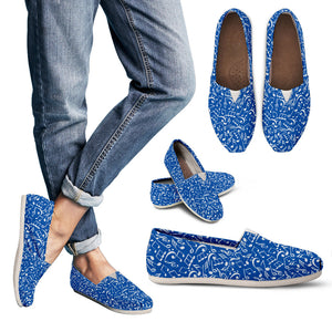 Music Blue Casual Shoes