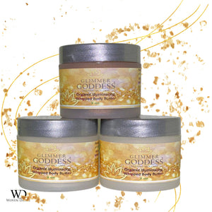 Organic Shimmering Whipped Body Butter Trio