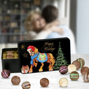 Christmas Gift Delicious Artisan Truffles with Keepsake Tin